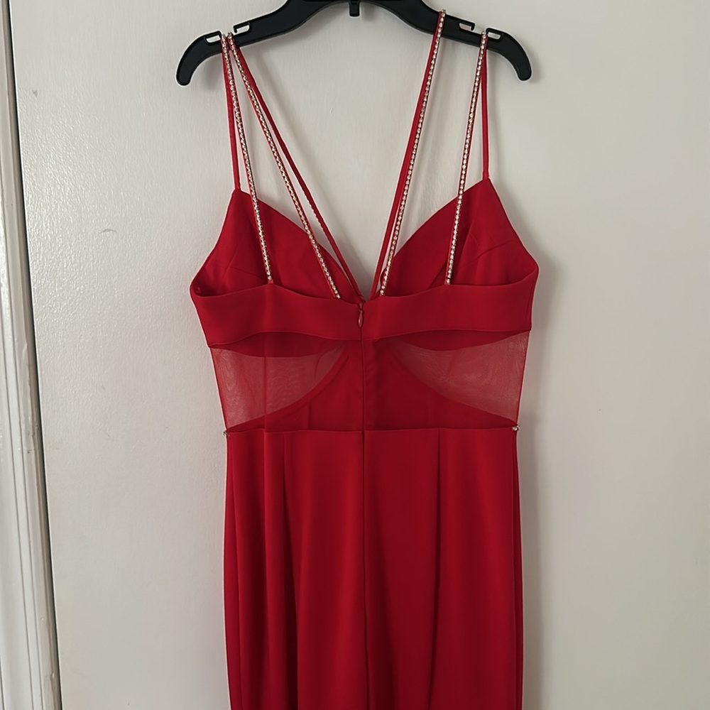 Red Gown - Custom No Tag / Size 4 - image 6